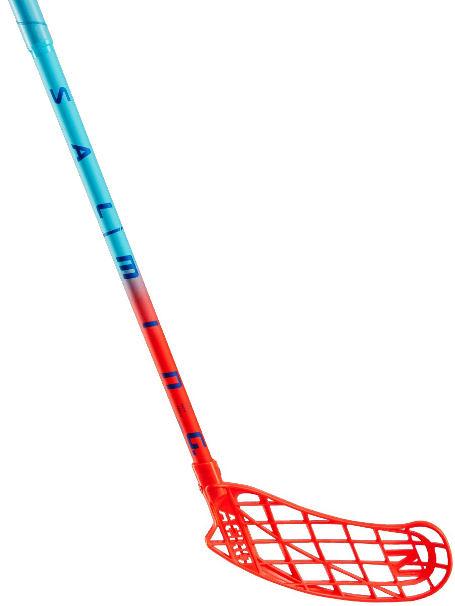 Salming Innebandyklubba Aero Z 32 Light Blue/Flame Red Salming Innebandyklubba Aero Z 32 Light Blue/Flame Red